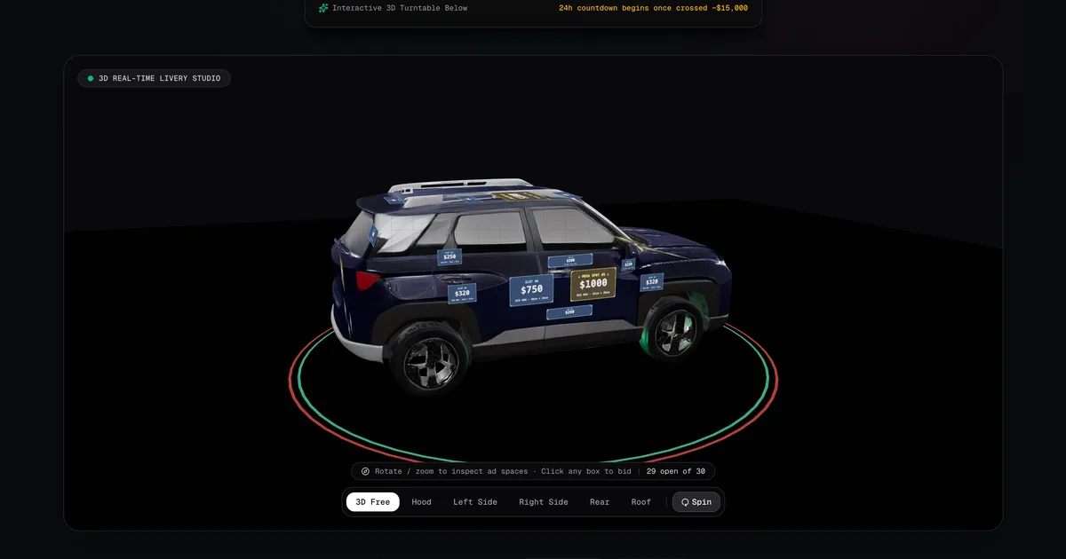 Own a Piece of My Car screenshot