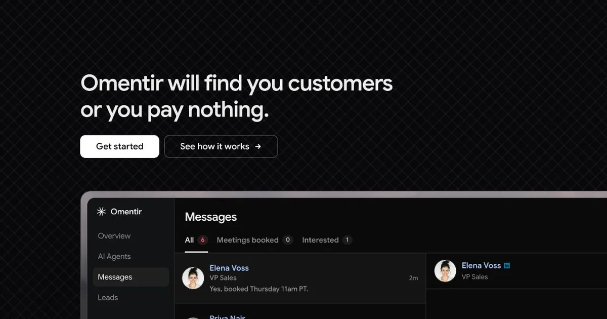Omentir screenshot