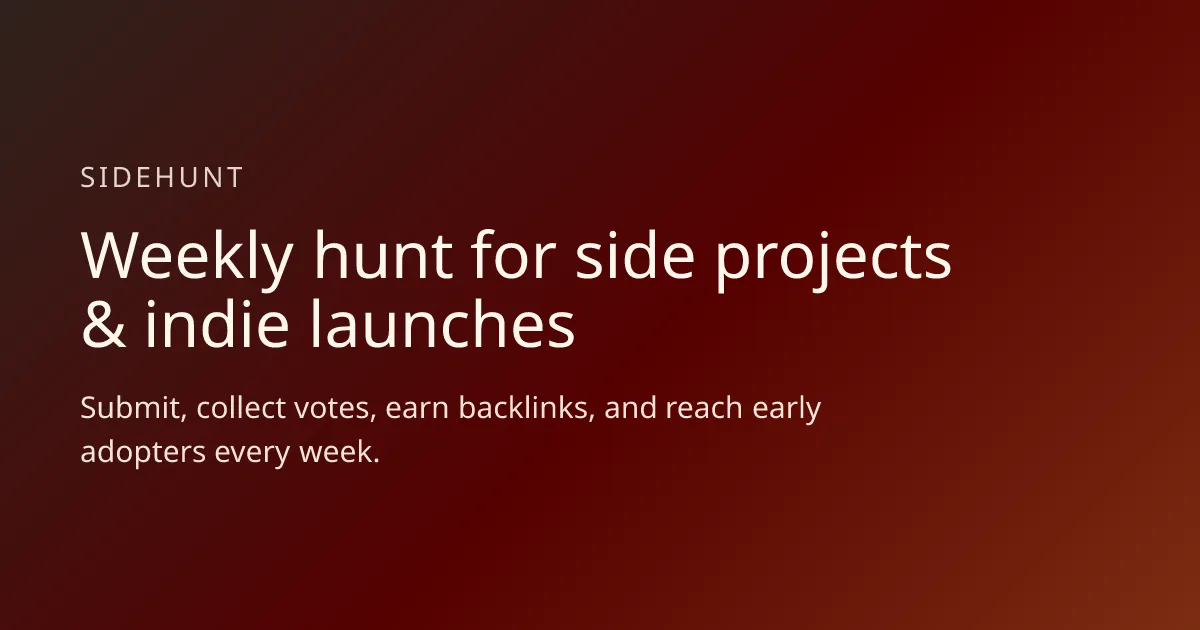 Sidehunt screenshot