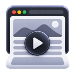 Website Scroll Video logo